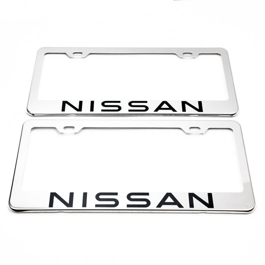 NISSAN Stainless Steel Chrome License Plate Frame