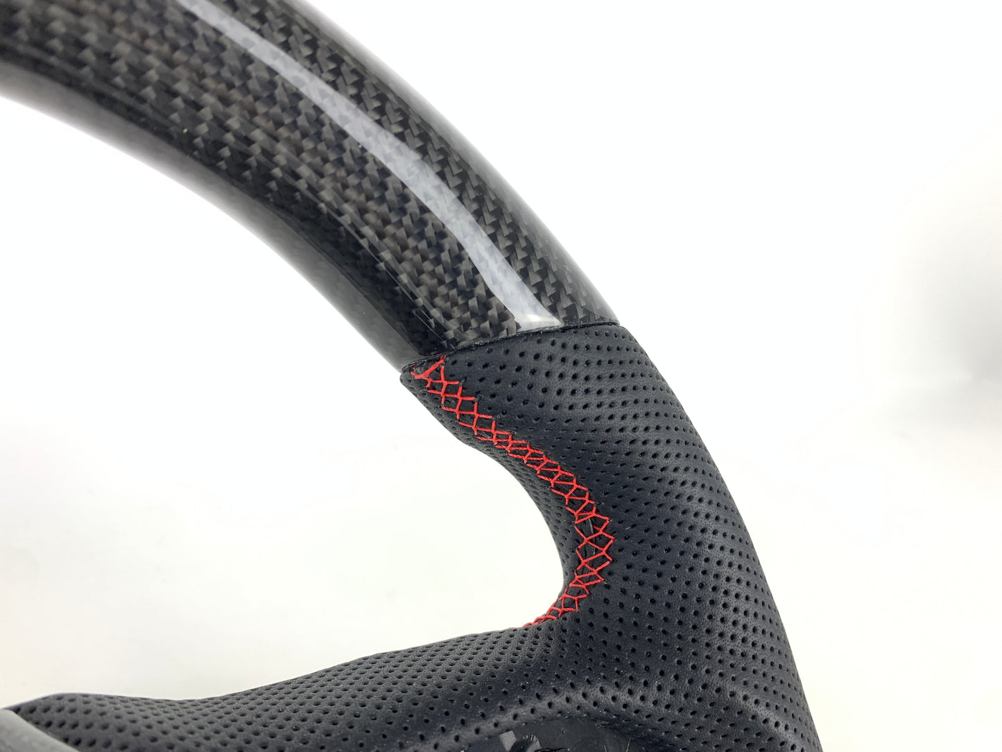 FOR INFINITI Q50 2019+/ Q60 2017+ CARBON FIBER & LEATHER STEERING WHEEL