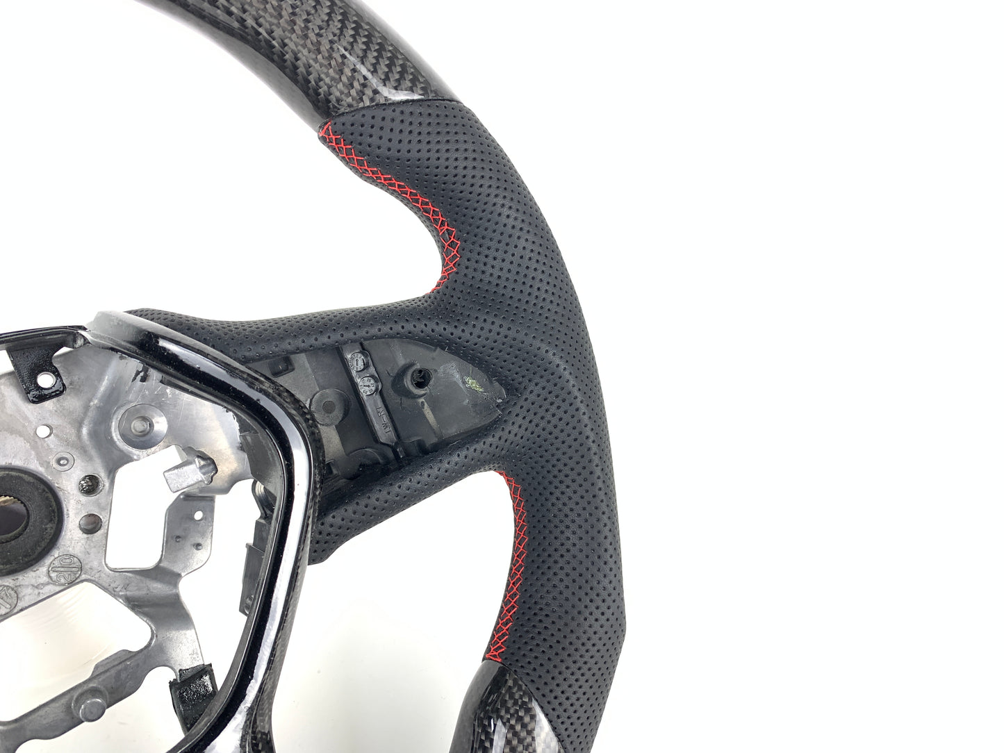 FOR INFINITI Q50 2019+/ Q60 2017+ CARBON FIBER & LEATHER STEERING WHEEL