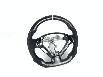 FOR 2007-2013 INFINITI G35/G37 CARBON FIBER & LEATHER STEERING WHEEL