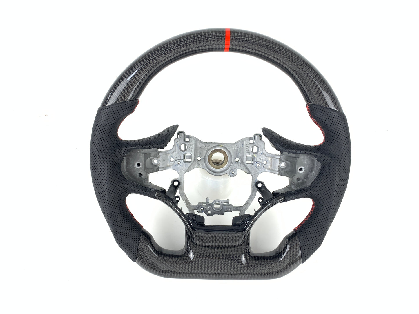 FOR 2019-2023 LEXUS ES CARBON FIBER & LEATHER STEERING WHEEL