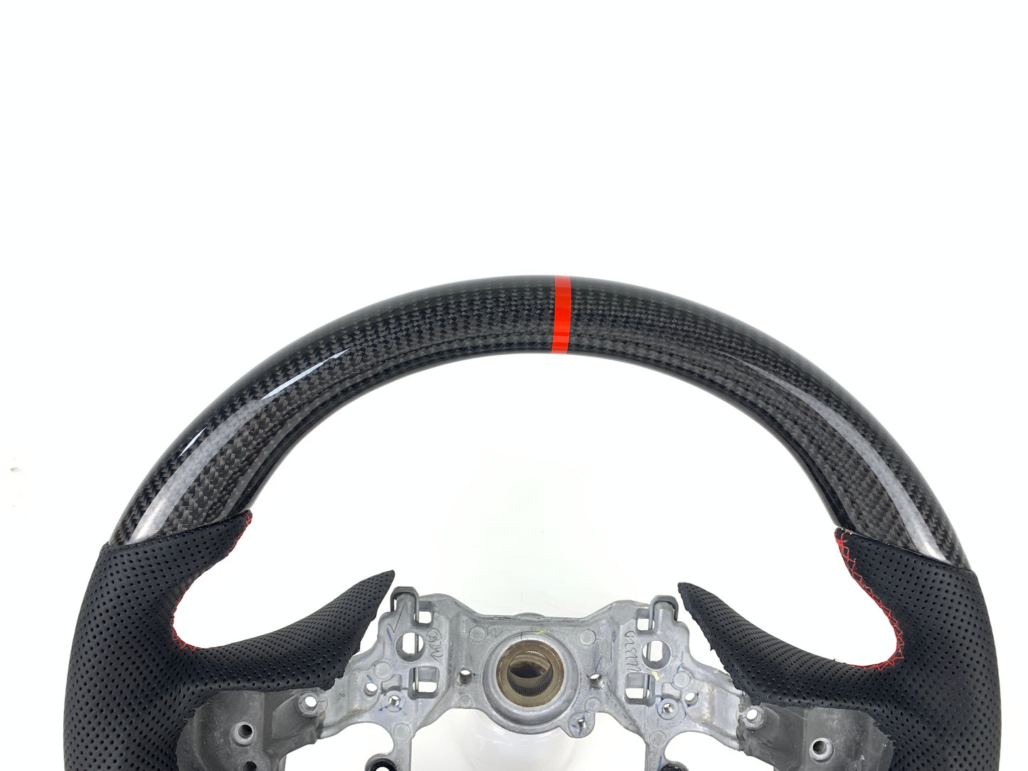 FOR 2019-2023 LEXUS ES CARBON FIBER & LEATHER STEERING WHEEL