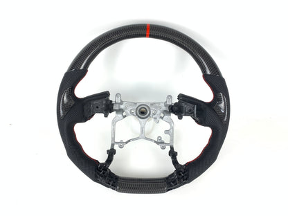 FOR 2014-2021 TOYOTA TACOMA/ 4RUNNER/ TUNDRA CARBON FIBER & LEATHER STEERING WHEEL