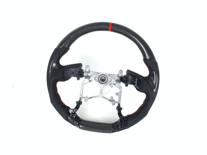 FOR 2014-2021 TOYOTA TACOMA/ 4RUNNER/ TUNDRA CARBON FIBER & LEATHER STEERING WHEEL