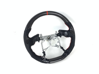 FOR 2014-2021 TOYOTA TACOMA/ 4RUNNER/ TUNDRA CARBON FIBER & LEATHER STEERING WHEEL