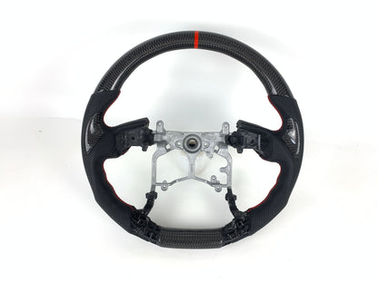FOR 2014-2021 TOYOTA TACOMA/ 4RUNNER/ TUNDRA CARBON FIBER & LEATHER STEERING WHEEL