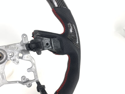 FOR 2014-2021 TOYOTA TACOMA/ 4RUNNER/ TUNDRA CARBON FIBER & LEATHER STEERING WHEEL