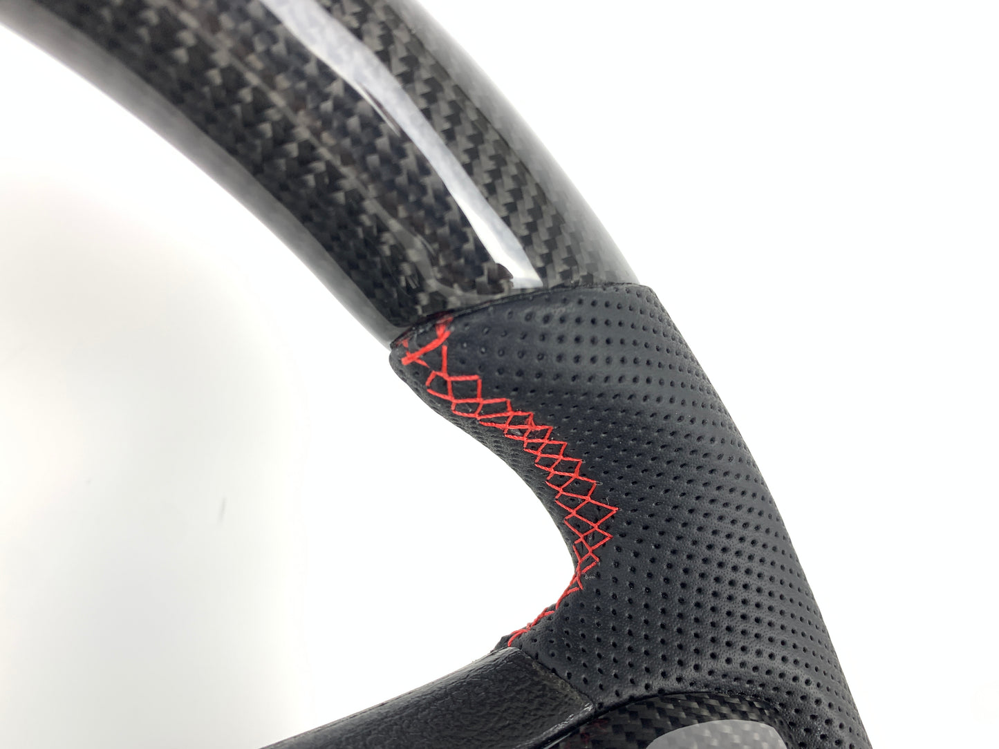 FOR 2015-2022 FORD F-150/RAPTOR CARBON FIBER & LEATHER STEERING WHEEL
