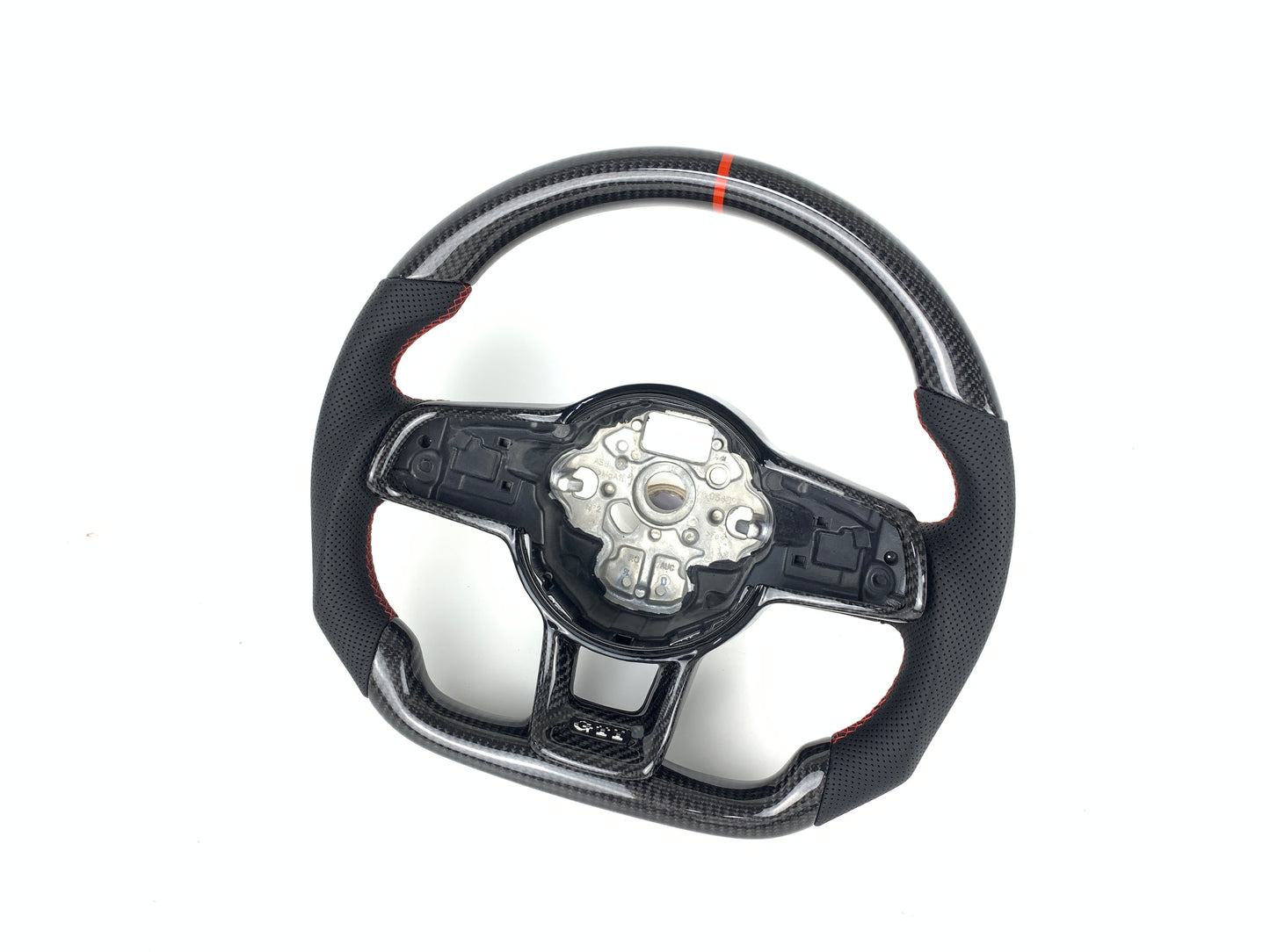 FOR 2013-2020 VOLKSWAGEN MK7 CARBON FIBER & LEATHER STEERING WHEEL