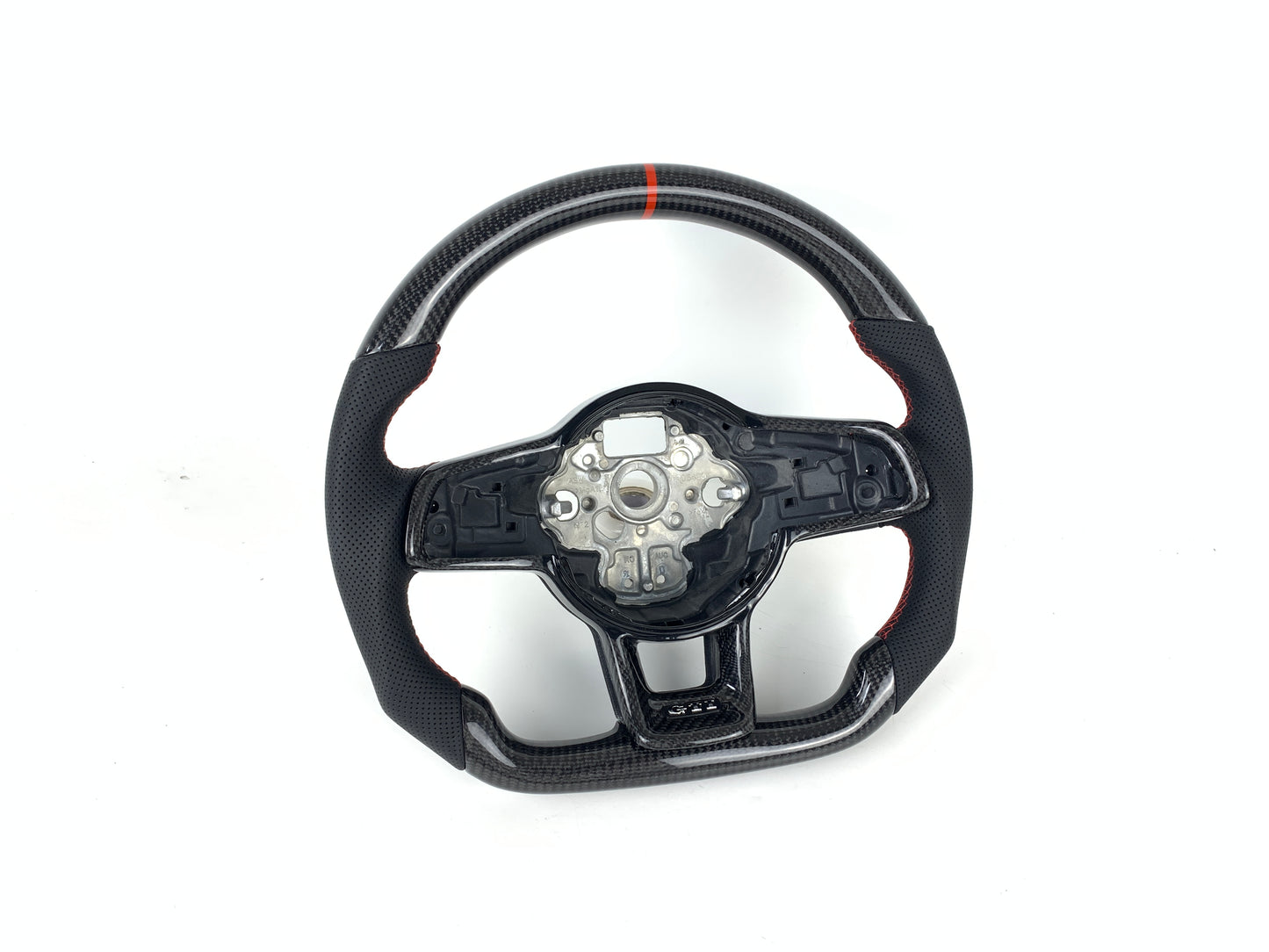 FOR 2013-2020 VOLKSWAGEN MK7 CARBON FIBER & LEATHER STEERING WHEEL