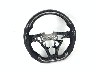 FOR 2018-2022 HONDA ACCORD CARBON FIBER & LEATHER STEERING WHEEL