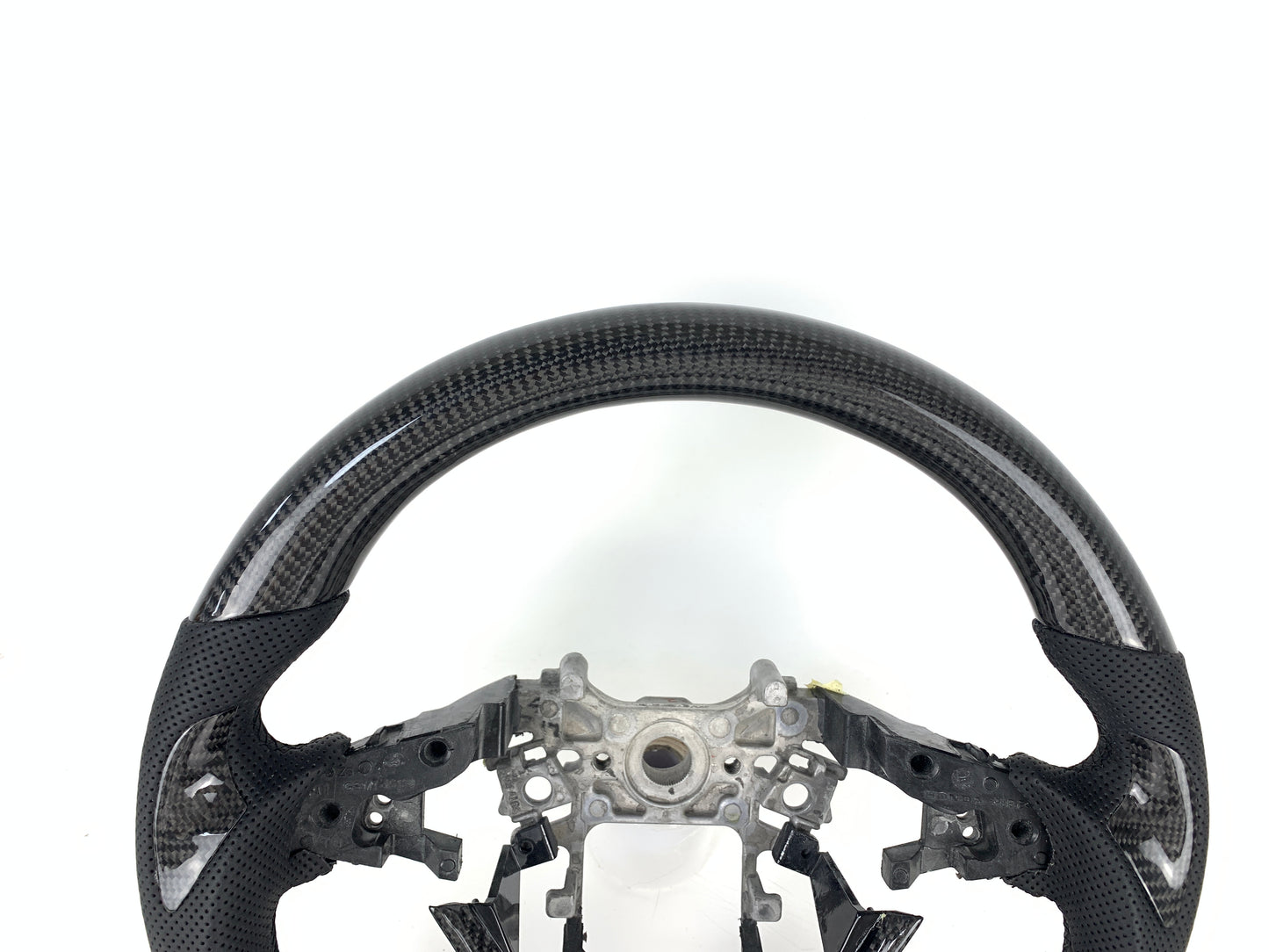 FOR 2018-2022 HONDA ACCORD CARBON FIBER & LEATHER STEERING WHEEL