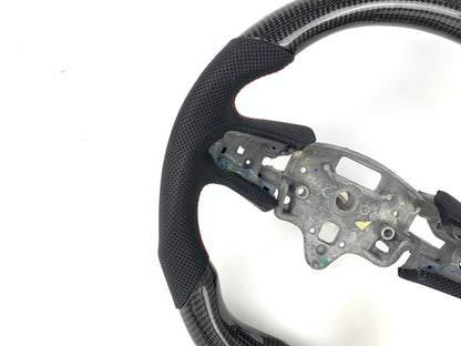 FOR 2020-2023 CADILLAC CT4/CT5 CARBON FIBER & LEATHER STEERING WHEEL