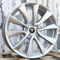 19x8.5" Silver Stiletto Style Wheels (5x114.3) Fits Tesla Model 3 & Model Y AWD/RWD, Long Range & Performance