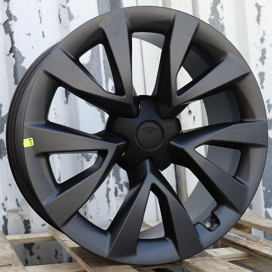 20x9"/20x9.5" Gunmetal Gray Cyberstream Style Wheels (5x120) Fits Tesla Model S & Model X AWD, Long Range & Plaid
