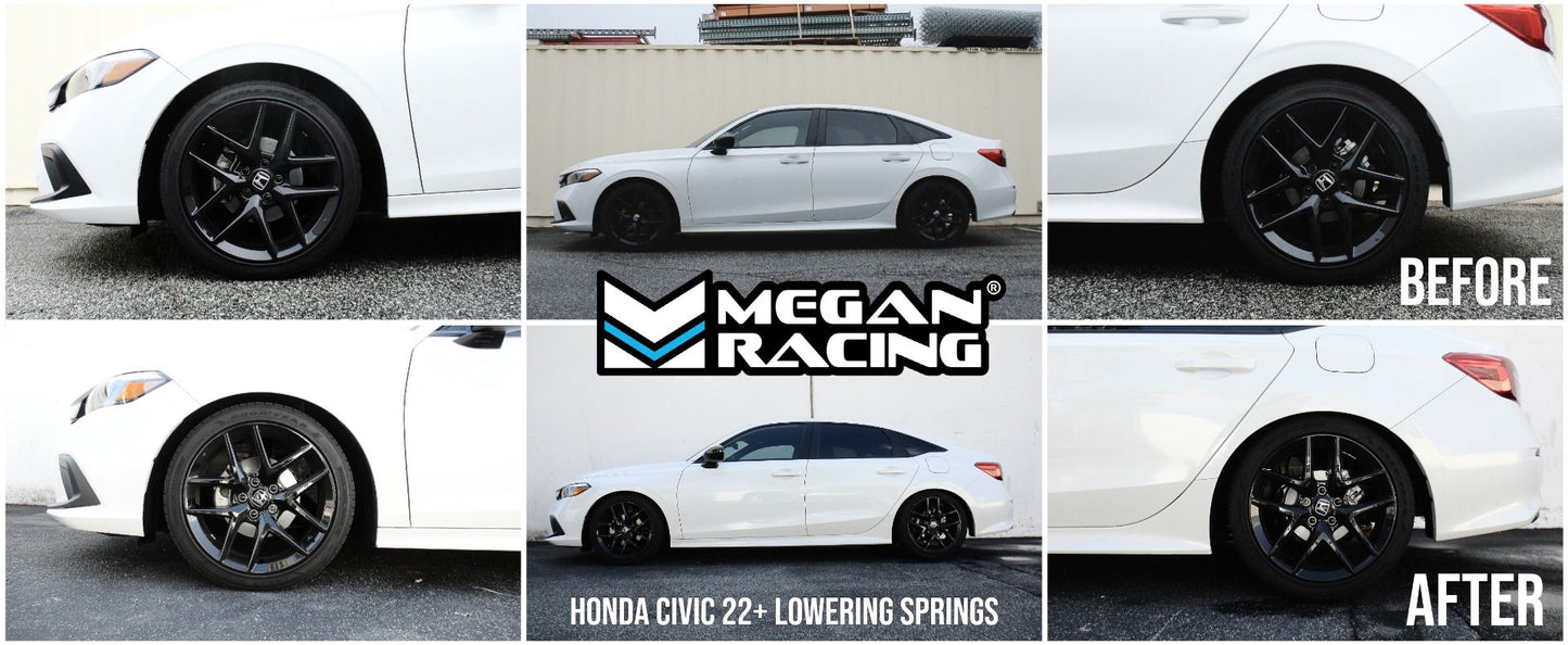 Megan Racing Street-Version Lowering Springs Kit For 22+ Honda Civic FE/FL Gen