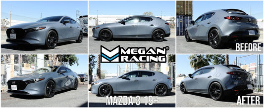 Megan Racing Street-Version Lowering Springs Kit For 19-25 Mazda 3 Hatchback FWD (BP)