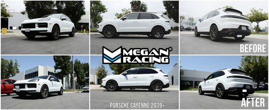 Megan Racing Street-Version Lowering Springs Kit For 19+ Porsche Cayenne (Excluded GTS, Hybrid)