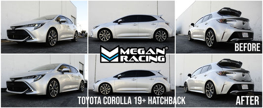 Megan Racing Street Lowering Springs Kit For 19+ Toyota Corolla Hatchback E210/23+ GR Corolla