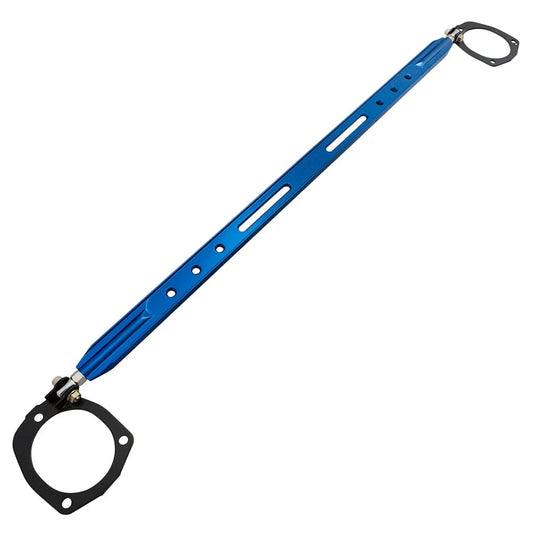 Megan Racing Front Upper Strut Tower Brace Bar For 03-07 Scion xA xB/03-05 Echo - Blue - MR-SB-SCX03FU-B