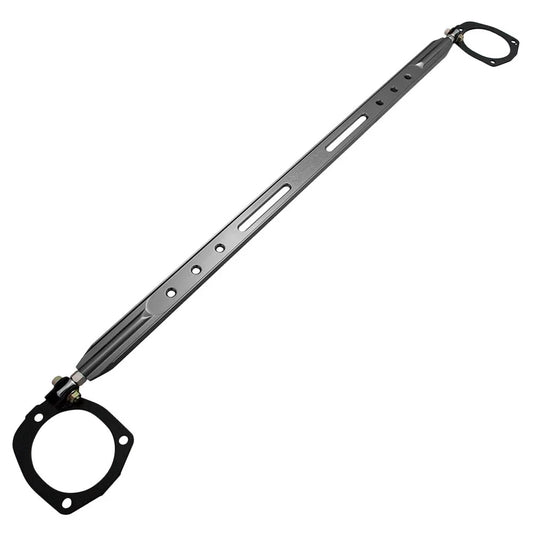 Megan Racing Front Upper Strut Brace Bar For 03-07 Scion xA xB/03-05 Echo - Gunmetal - MR-SB-SCX03FU-G