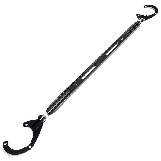 Megan Racing Front Upper Strut Tower Brace Bar For 03-08 Corolla/Matrix E130 - Gunmetal - MR-SB-TCO01FU-G