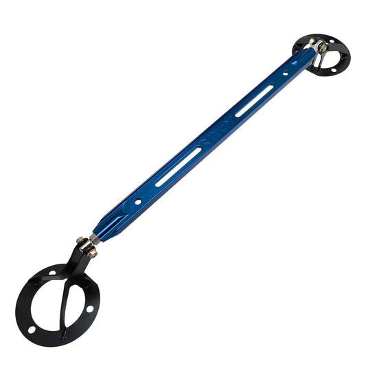 Megan Racing Blue Front Upper Strut Tower Brace Bar For 86-92 Toyota Supra A70 - MR-SB-TS8692FU-B