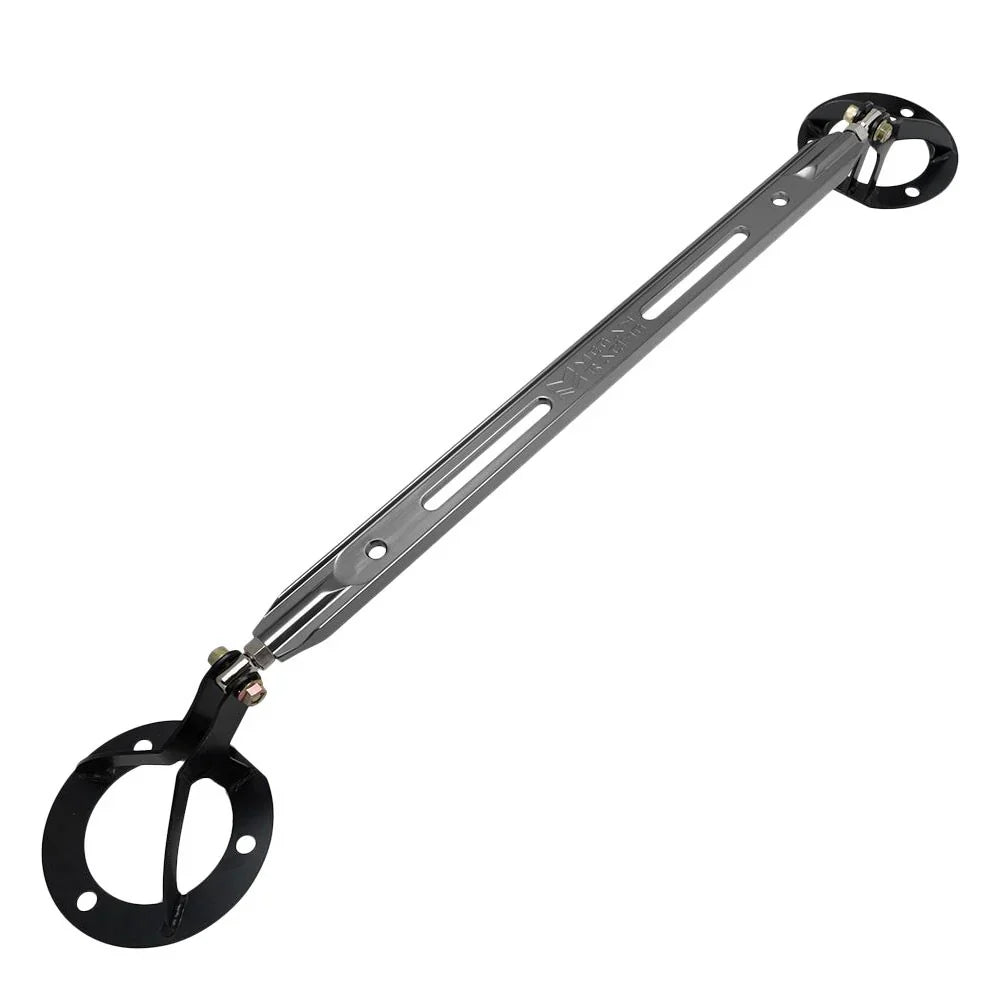 Megan Racing Gunmetal Front Upper Strut Brace Bar For 86-92 Toyota Supra A70 - MR-SB-TS8692FU-G
