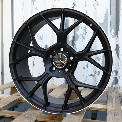 19x9" Satin GT63 Style Wheels (5x112) Fits Mercedes W204 W205 C-Class, W212 W213 E-Class & CLS-Class