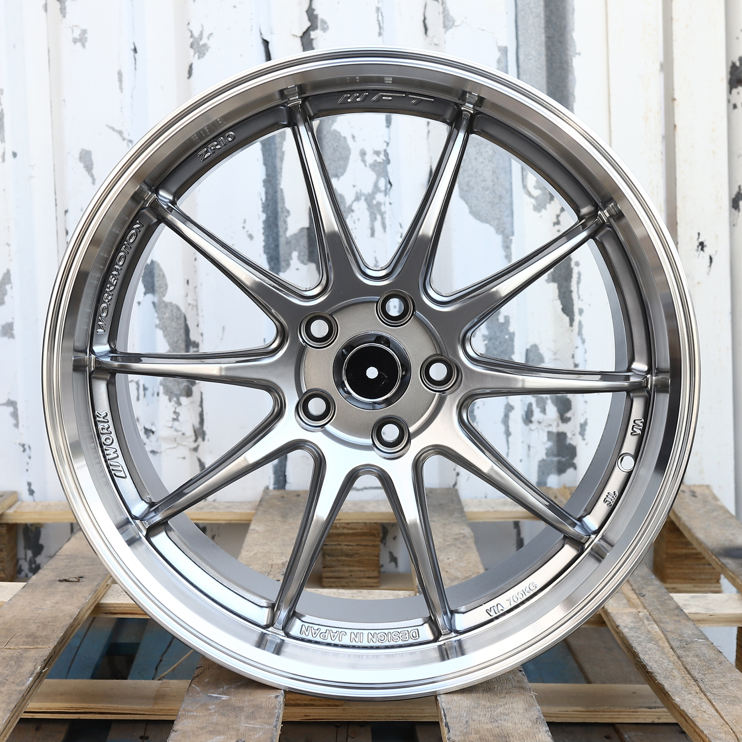 19x8.5" ZR10 WORK Style Wheels (5x112) Fits Mercedes C-Class E-Class CLA CLS Audi A4 A5 S4 S5 VW GTI Golf R