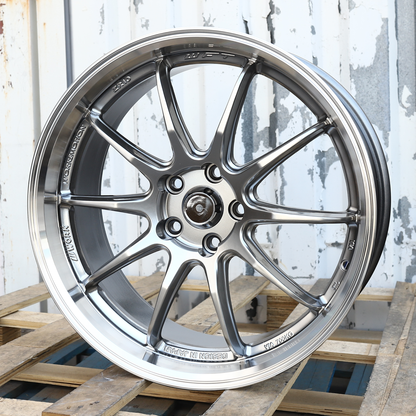 19x8.5" ZR10 WORK Style Wheels (5x112) Fits Mercedes C-Class E-Class CLA CLS Audi A4 A5 S4 S5 VW GTI Golf R