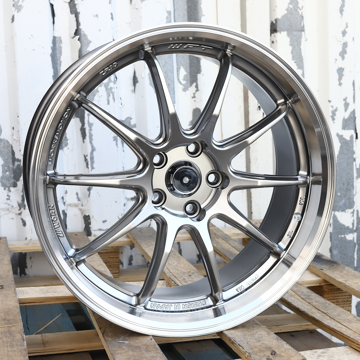 19x8.5" ZR10 WORK Style Wheels (5x112) Fits Mercedes C-Class E-Class CLA CLS Audi A4 A5 S4 S5 VW GTI Golf R