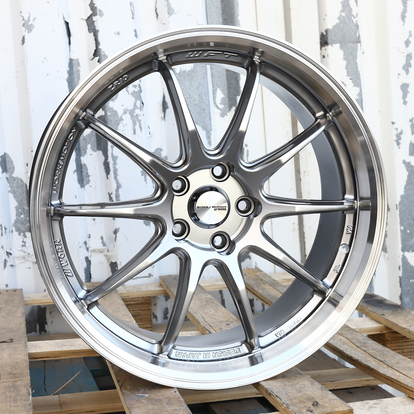 19x8.5" ZR10 WORK Style Wheels (5x112) Fits Mercedes C-Class E-Class CLA CLS Audi A4 A5 S4 S5 VW GTI Golf R