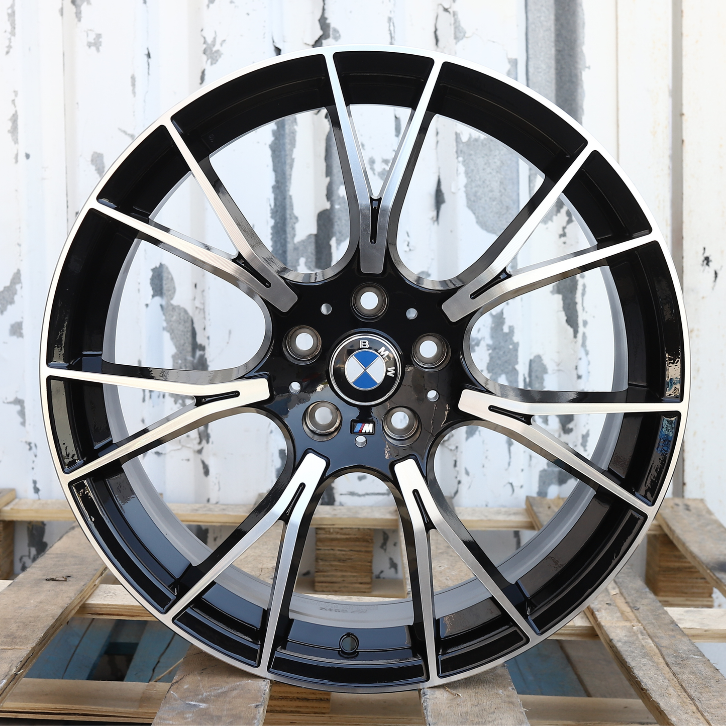 19x8"/19x9" Black Machined 789M Style Wheels (5x112) Fits BMW 2 Series 3 Series 4 Series G20 G22