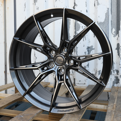 19x9.5" WF R.2-FG Style Wheels (5x114.3) Fits Nissan 350Z 370Z Infiniti G35 G37 Q50 Accord TLX