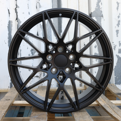 19x8.5" Satin Black 666M Style (5x120) Wheels Fits BMW E90 F30 F10 G30 3 5 7 Series X5 X6