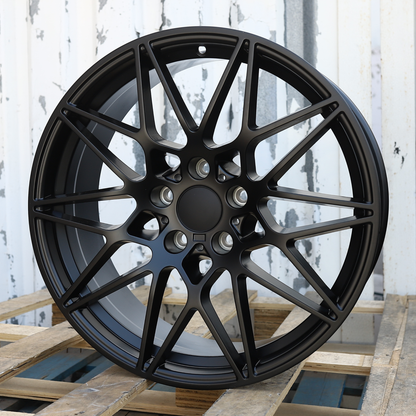 19x8.5" Satin Black 666M Style (5x120) Wheels Fits BMW E90 F30 F10 G30 3 5 7 Series X5 X6