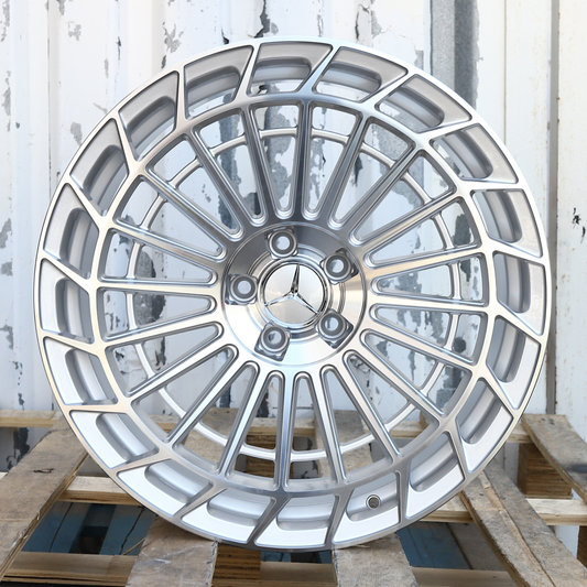20x9.5" Silver Mercedes S Class Style Wheels (5x112) Fits S550 S560 S580 S500 S63 AMG