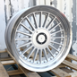 18x8.5"/18x10" Silver Machine Lip Alpina Classic Style Wheels (5x112/5x120) Fits BMW Mercedes Audi