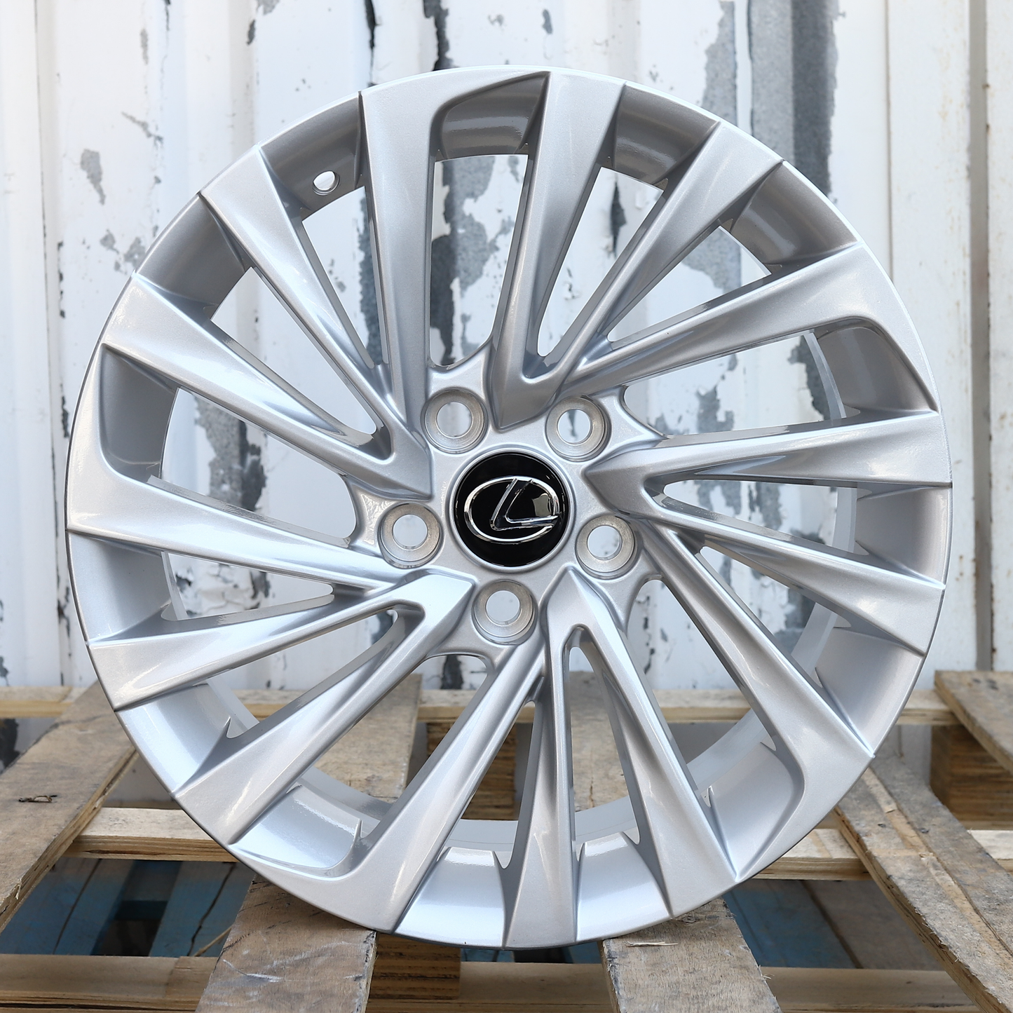 17x7.5" Silver Lexus ES350 Style Wheels (5x114.3) Fits ES GS IS LS SC RX