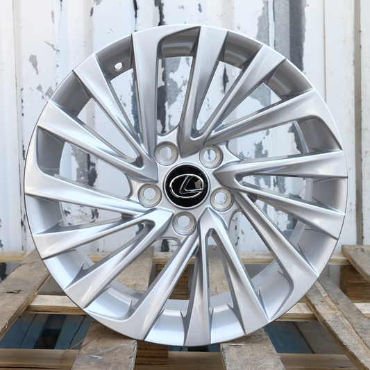17x7.5" Silver Lexus ES350 Style Wheels (5x114.3) Fits ES GS IS LS SC RX