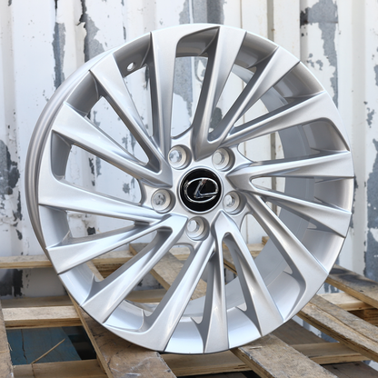 17x7.5" Silver Lexus ES350 Style Wheels (5x114.3) Fits ES GS IS LS SC RX