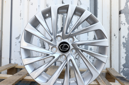 17x7.5" Silver Lexus ES350 Style Wheels (5x114.3) Fits ES GS IS LS SC RX