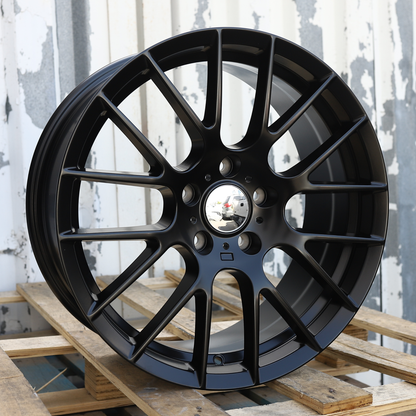 18x8" Satin Black M3 CSL Style Wheels (5x120) Fits BMW E36 E46 E90 E92 3 Series & E82 1 Series
