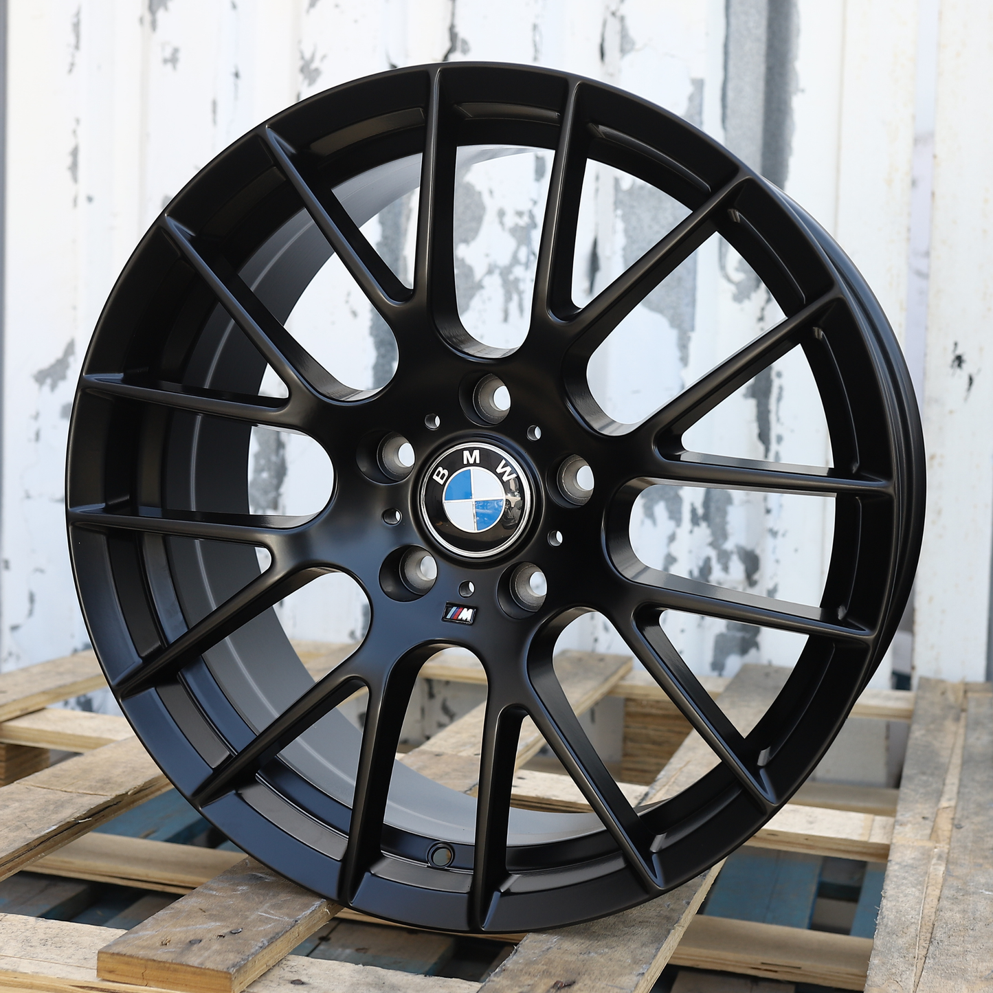 18x8" Satin Black M3 CSL Style Wheels (5x120) Fits BMW E36 E46 E90 E92 3 Series & E82 1 Series