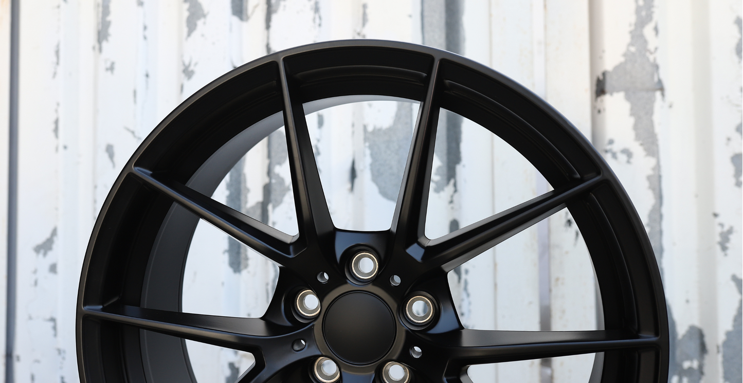 20x8.5"/20x9.5" Satin Black 763M Style Wheels (5x112) Fits BMW G20 G30 X3 X5 3 4 5 Series