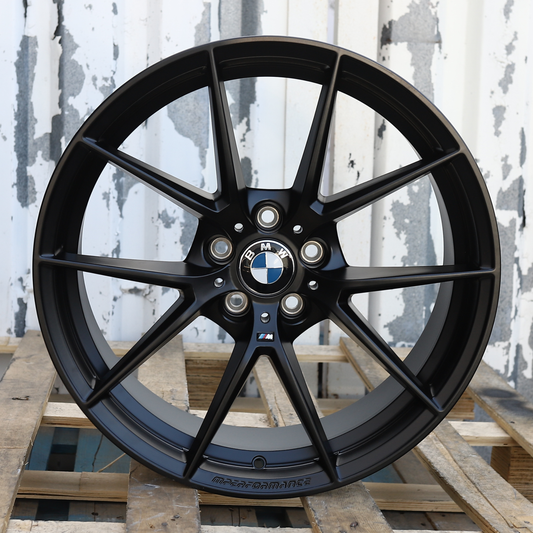20x8.5"/20x9.5" Satin Black 763M Style Wheels (5x112) Fits BMW G20 G30 X3 X5 3 4 5 Series