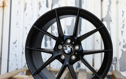 20x8.5"/20x9.5" Satin Black 763M Style Wheels (5x112) Fits BMW G20 G30 X3 X5 3 4 5 Series