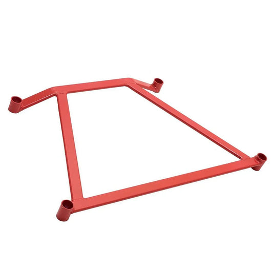 Megan Racing Front Lower Strut H-Brace Bracket Bar For 02-06 Acura RSX DC5/ Honda Civic ES EP EM - Red - SB-HB01R