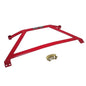 Megan Racing Front Lower Subframe H-Bracket Brace Bar For 2006-2011 Honda Civic - Red - SB-HBHC06R